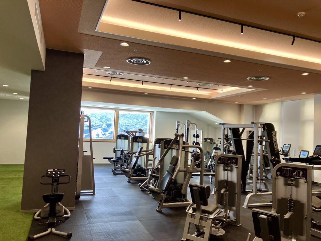 Notice of new fitness room and change of entrance fee