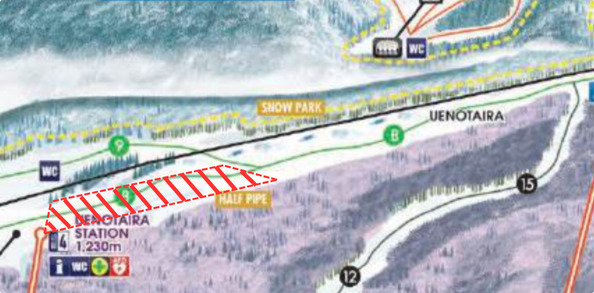 Notice of Partial Closure of Uenotaira Slope on 16 (Thu) – 17 (Fri) April